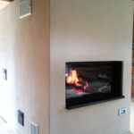 Hübriidkamin ja keraamilise keeduplaadiga pliit
