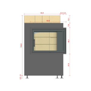 Ahjukolle Brula Tüüp C+ nurgaga