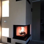 Kamin sauna eesruumis