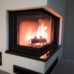 Kamin sauna eesruumis