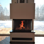 Kolme klaasiga kamin Tartumaal