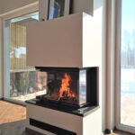 Kolme klaasiga kamin Tartumaal