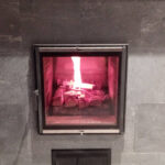 Sauna puhkeruumi kamin