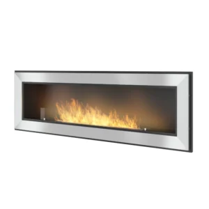 Biokamin SIMPLEfire Frame 1500 (roostevaba, klaasiga)