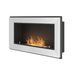 Biokamin SIMPLEfire Frame 900 (valge, klaasiga)
