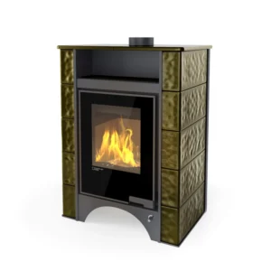 Keskküttekamin Aquaflam Vario Peru (roheline)