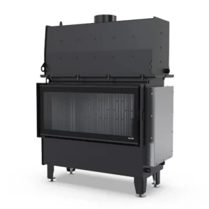 Veesärgiga kaminasüdamik Defro Home Riva LA (tume)