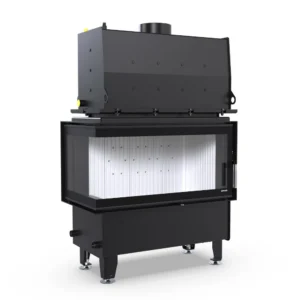 Veesärgiga kaminasüdamik Defro Home Riva ME BL (hele)