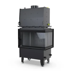 Veesärgiga kaminasüdamik Defro Home Riva SM BP (tume)