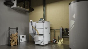 Pelleti- ja puukatel Defro Firewood Duo